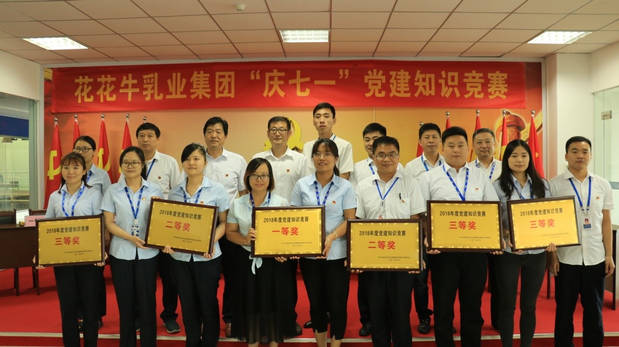 知识竞赛争先锋   比学赶超展风采 —— 心博（中国）乳业集团党委举办庆 “七一”党建知识竞赛