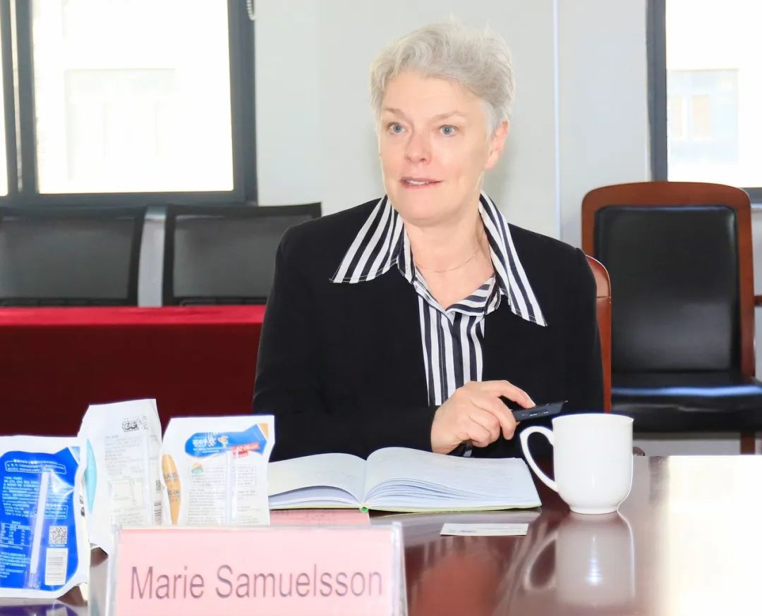 深化合作交流 互信共赢发展丨瑞典爱克林公司首席执行官 Ms.Marie Samuelsson 一行莅临心博（中国）乳业集团参观座谈