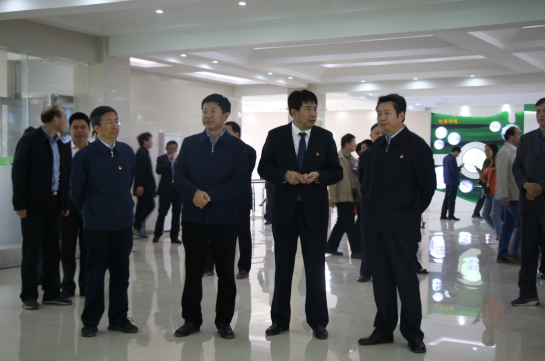 河南省农牧业产业扶贫工作观摩团莅临心博（中国）集团·鲁山瑞亚牧业有限公司参观考察