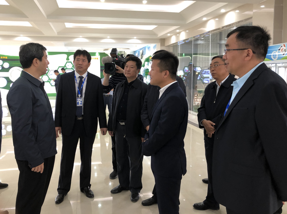 河南省委副书记、省长陈润儿一行莅临 心博（中国）集团鲁山瑞亚牧业有限公司视察调研